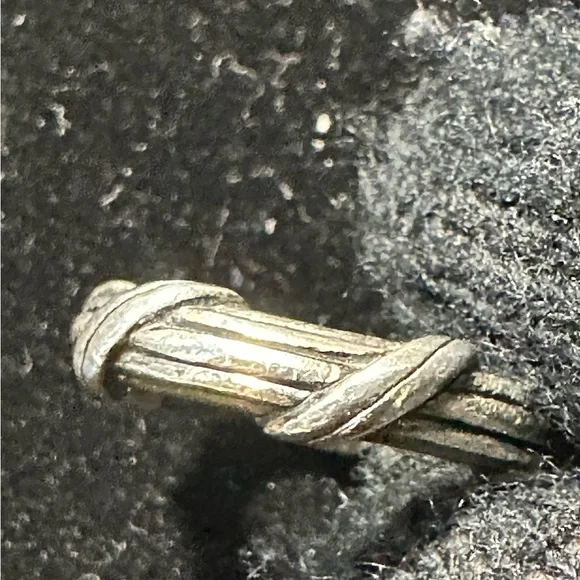 PETER Thomas Roth .925 Sterling Twisted Ribbon Band Ring